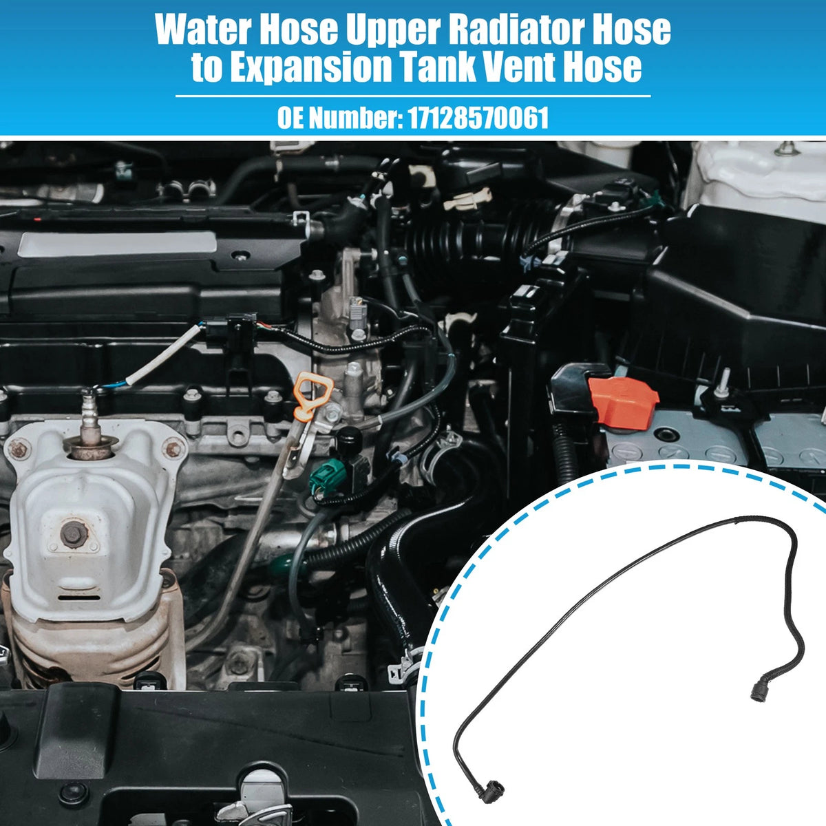Upper Radiator Hose for BMW 435i 328d 335i GT xDrive (2014-2016)