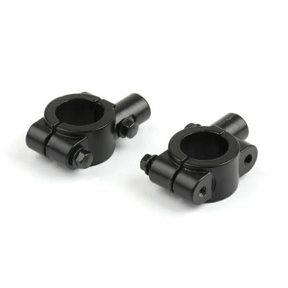 2 x 22mm Mirror Clamp for Motorcycle Handlebar M10
