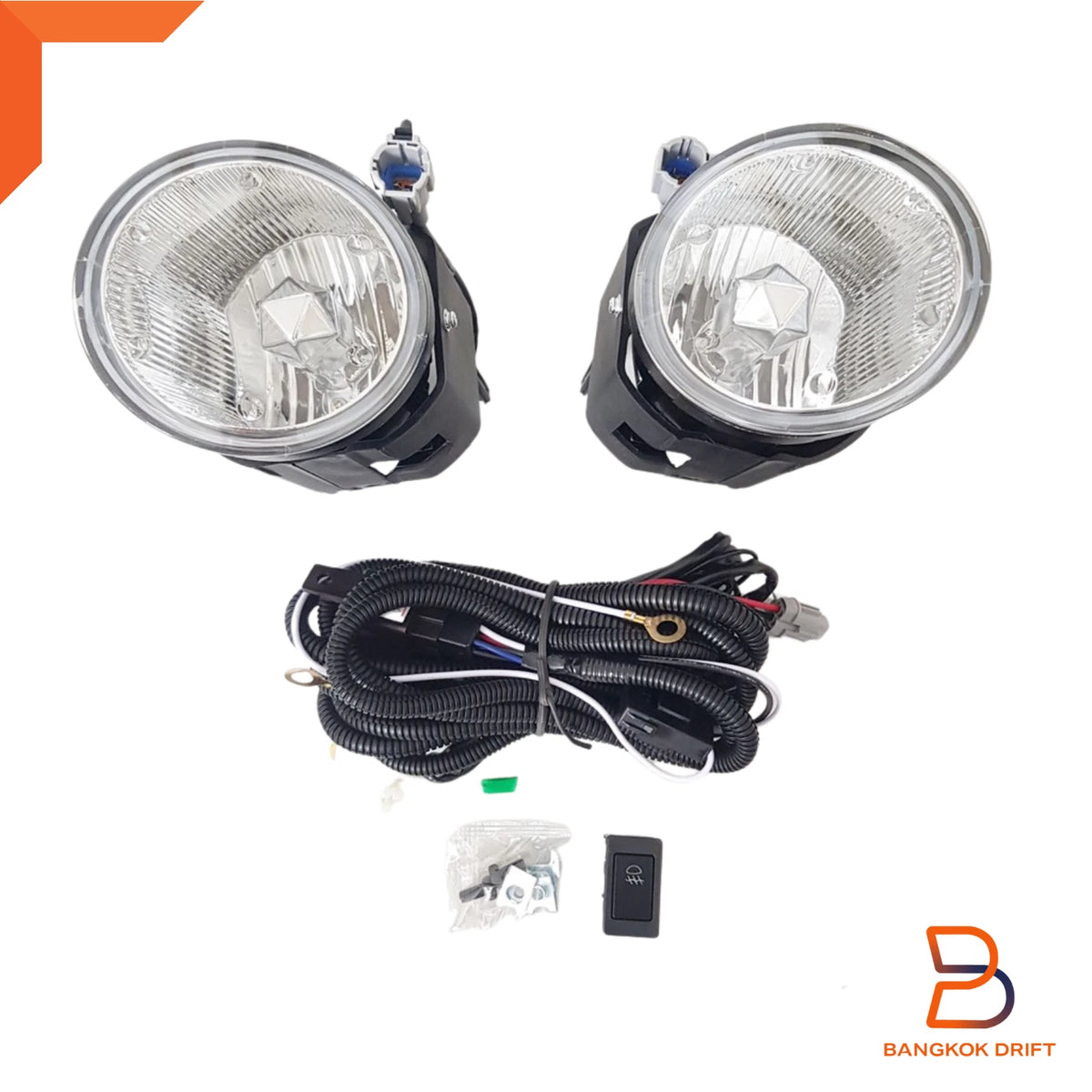 Spot Light Fog Lamp Set for Nissan Navara UTE D22 (2001-2004)