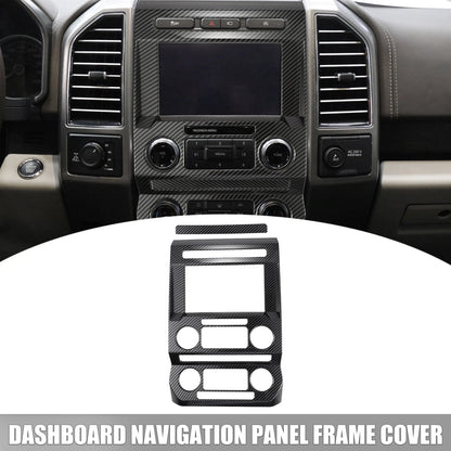 Dashboard Central Control GPS Navigation Panel Trim for Ford F150 (2015-2020)