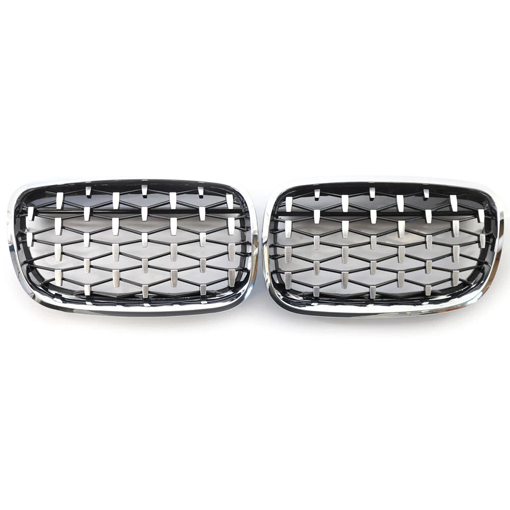 Diamond Style Chrome Front Kidney Grille for BMW X5 (2007-2013)