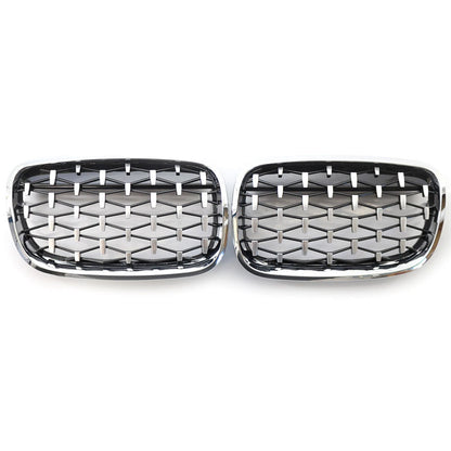 Diamond Style Chrome Front Kidney Grille for BMW X5 (2007-2013)