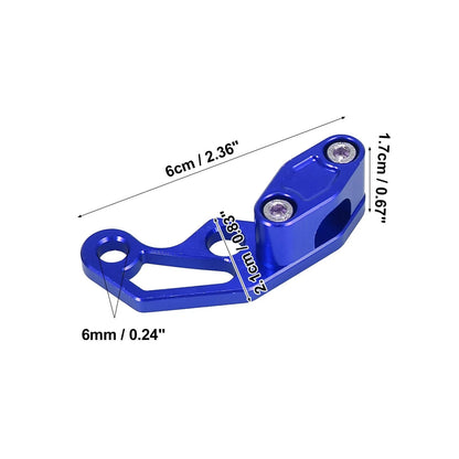 Front Brake Line Hose Clamp for Motorcycle Blue