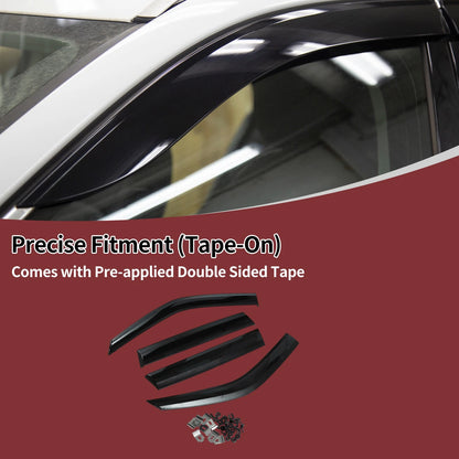 Window Deflectors 1 Set for Subaru Forester (2009-2013)