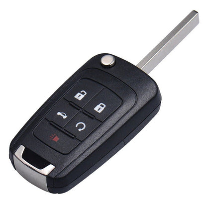Switchblade Flip FOB Key 5 Buttons Remote Cover Case Fit For Chevrolet Buick