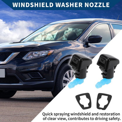 2 x Front Windshield Washer Nozzles for Ford F-450 Super Duty (2011-2016)