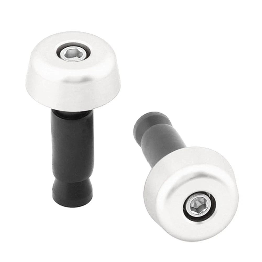 0.5in Handlebar Hand Grips & End Caps for Universal Motorcycle (All Years)