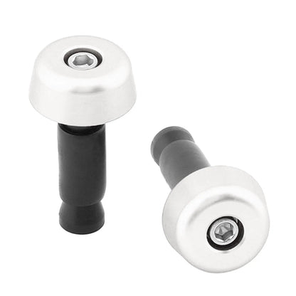 0.5in Handlebar Hand Grips & End Caps for Universal Motorcycle (All Years)