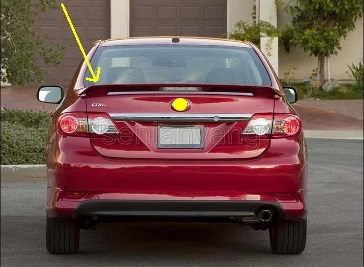 Factory Style Spoiler Wing for 2009-2013 Toyota Corolla 4dr Sedan with Light