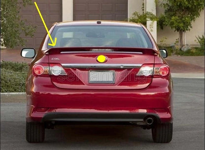 Factory Style Spoiler Wing for 2009-2013 Toyota Corolla 4dr Sedan with Light