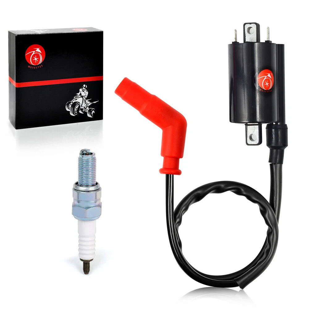 Ignition Coil Starter Relay Spark Plug for Yamaha Raptor 700 YFM700 (2013–2018)