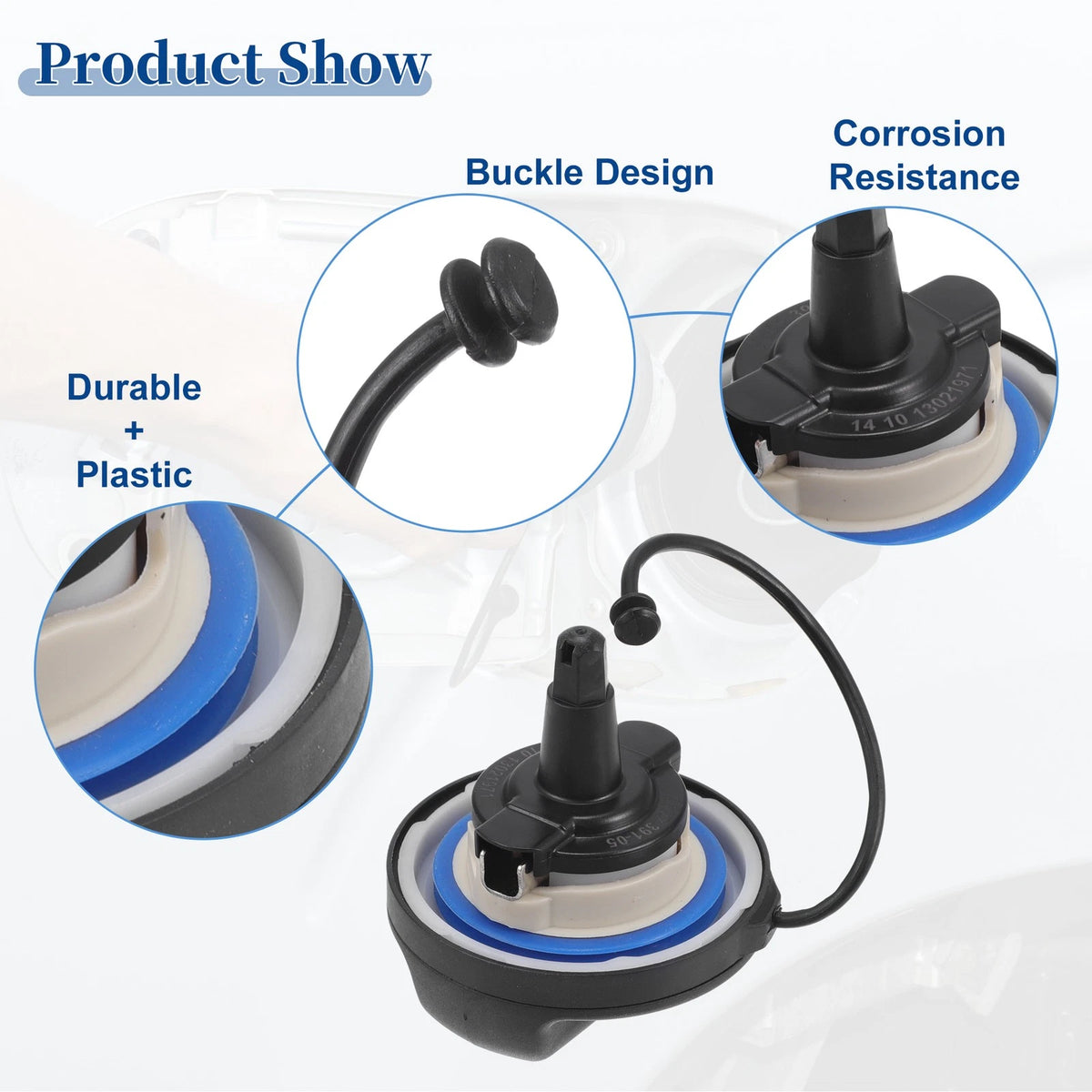 Gas Fuel Tank Cap for BMW Z4 (2003 - 2004) Black
