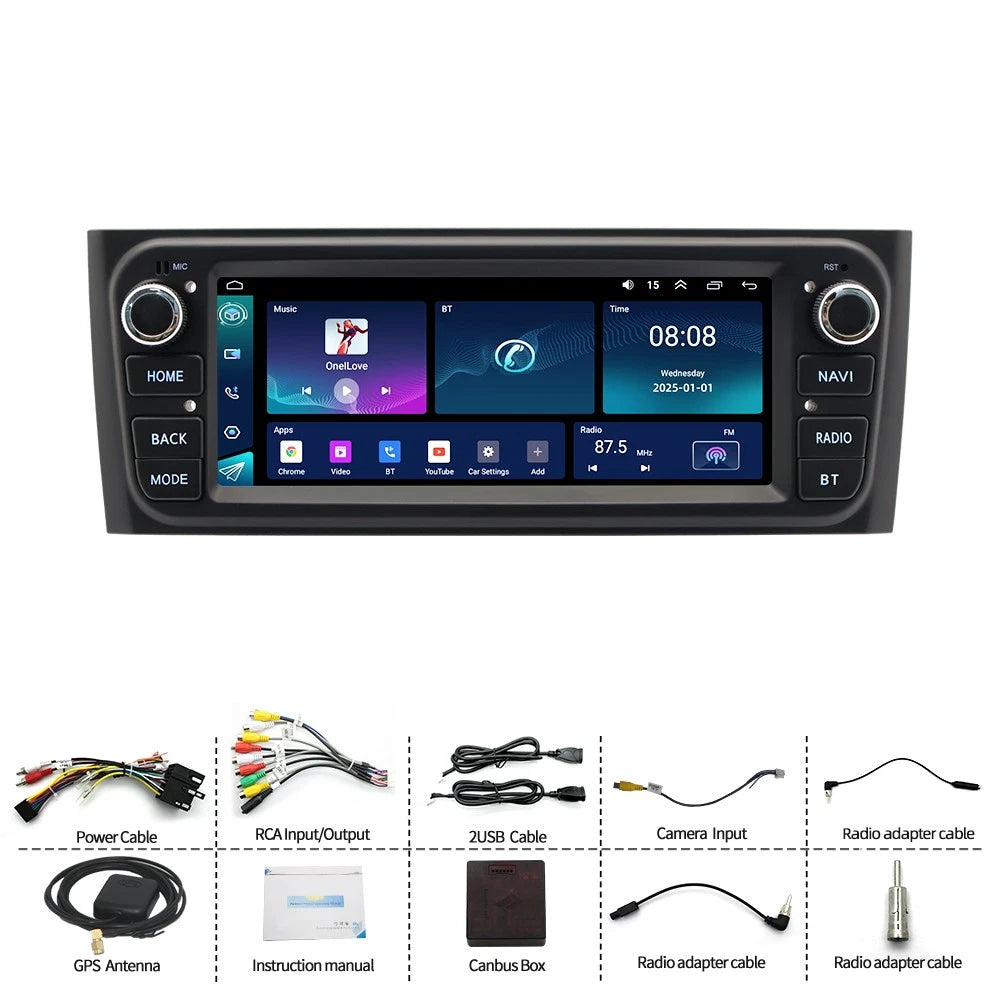 6.86'' Car Stereo Radio GPS WIFI for Fiat Grande Punto / Linea (2007-2015)