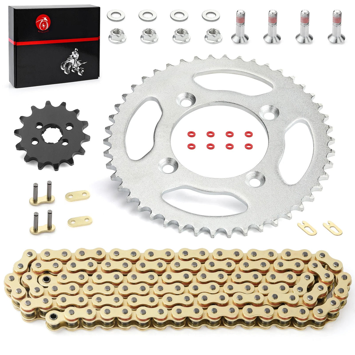 Link X-Ring Drive Chain & Sprockets for Honda XR80R/CRF80F (1985–2013)