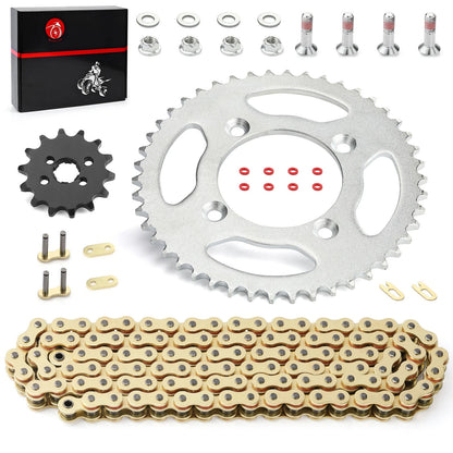 Link X-Ring Drive Chain & Sprockets for Honda XR80R/CRF80F (1985–2013)