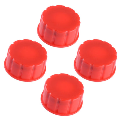 4 x Gas Can Solid Base Cap Coarse Thread for Outdoor Use