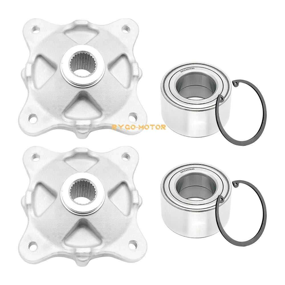 Front & Rear Hubs & Bearings & Studs Kit for Polaris RZR 800 (2008–2014)