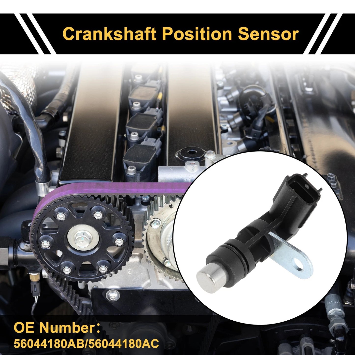 Crankshaft Position Sensor for Dodge Ram 1500 Pickup 3.7 (2001 - 2008)