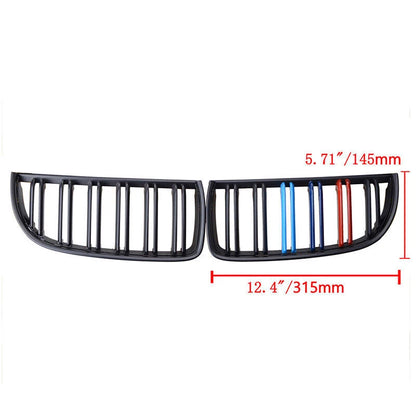 Matte Black M Color Front Kidney Grille for BMW 3 Series E90 E91 (2007-2013)