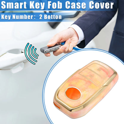 TPU Remote Key Fob Cover for Toyota RAV4 2001-2022 - 2 x Orange Covers