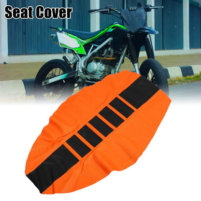 Seat Cover for Motorcycle Pit Dirt Bike Orange Black