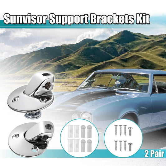 2 x Sunvisor Support Brackets for Buick Chevrolet (1964–1973)