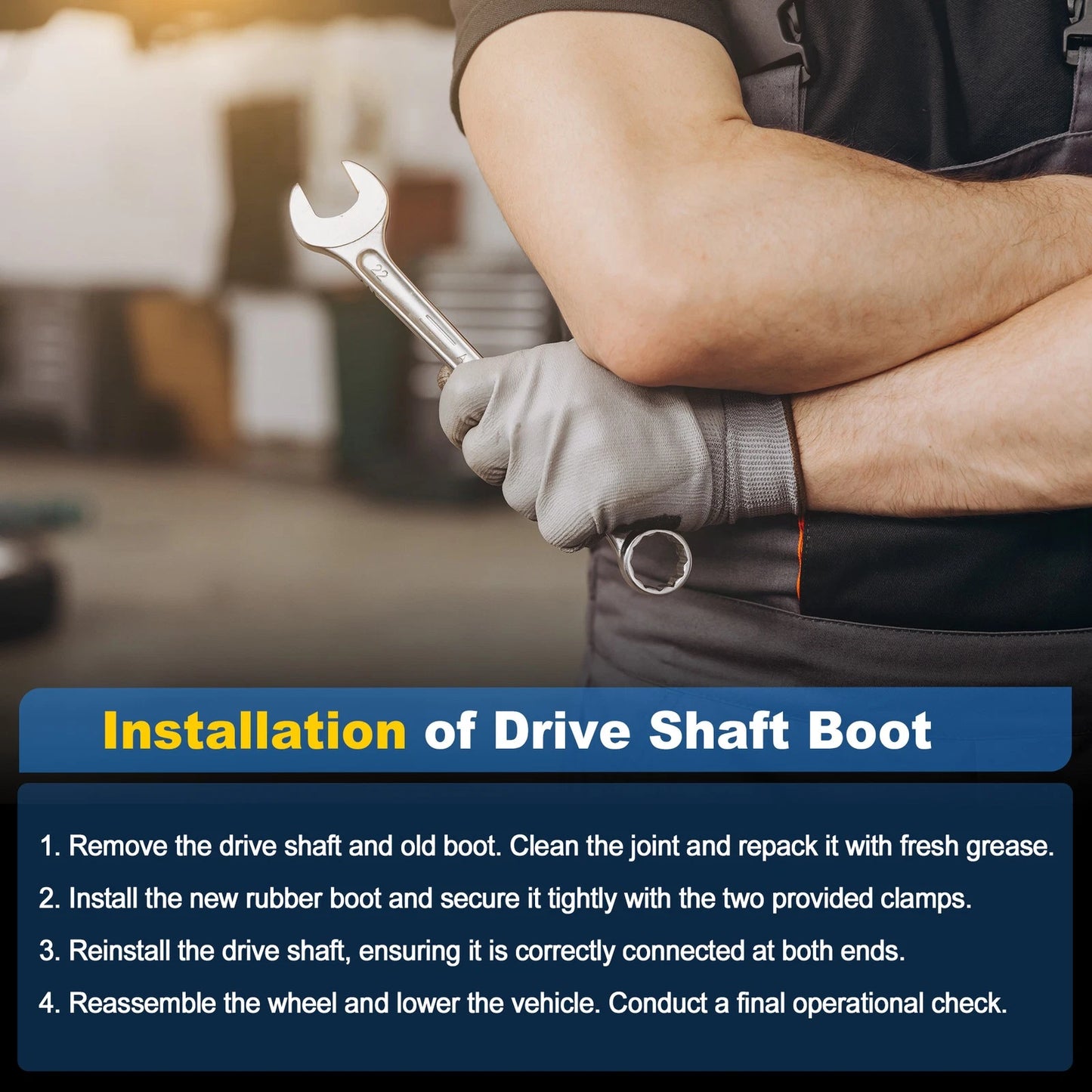 Drive Shaft Boot for GMC Savana Sierra Chevy Suburban Silverado