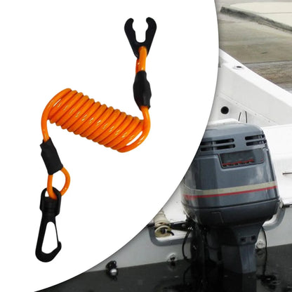 Outboard Kill Stop Switch Key Lanyard Rope for OMC/BRP/Mercury Marine