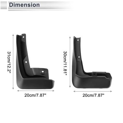 Mud Flaps Splash Guards 2 x for BMW 3 Series G20 G28 (2020-2023)