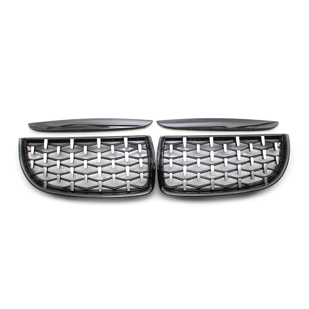 Black Frame & Chrome Grille for BMW E90 (2005-2008)