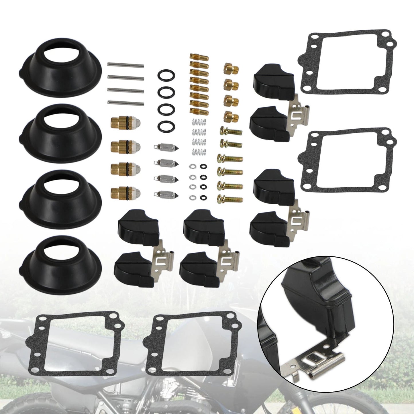 4X Carburetor Repair Kit for Yamaha XS1100 (1980-1981)