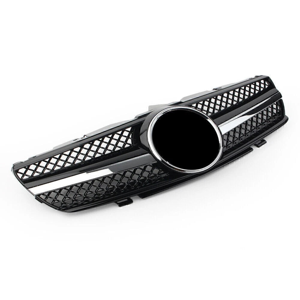 Black Upper Front Grille for Mercedes Benz SL R230 (2003-2006)