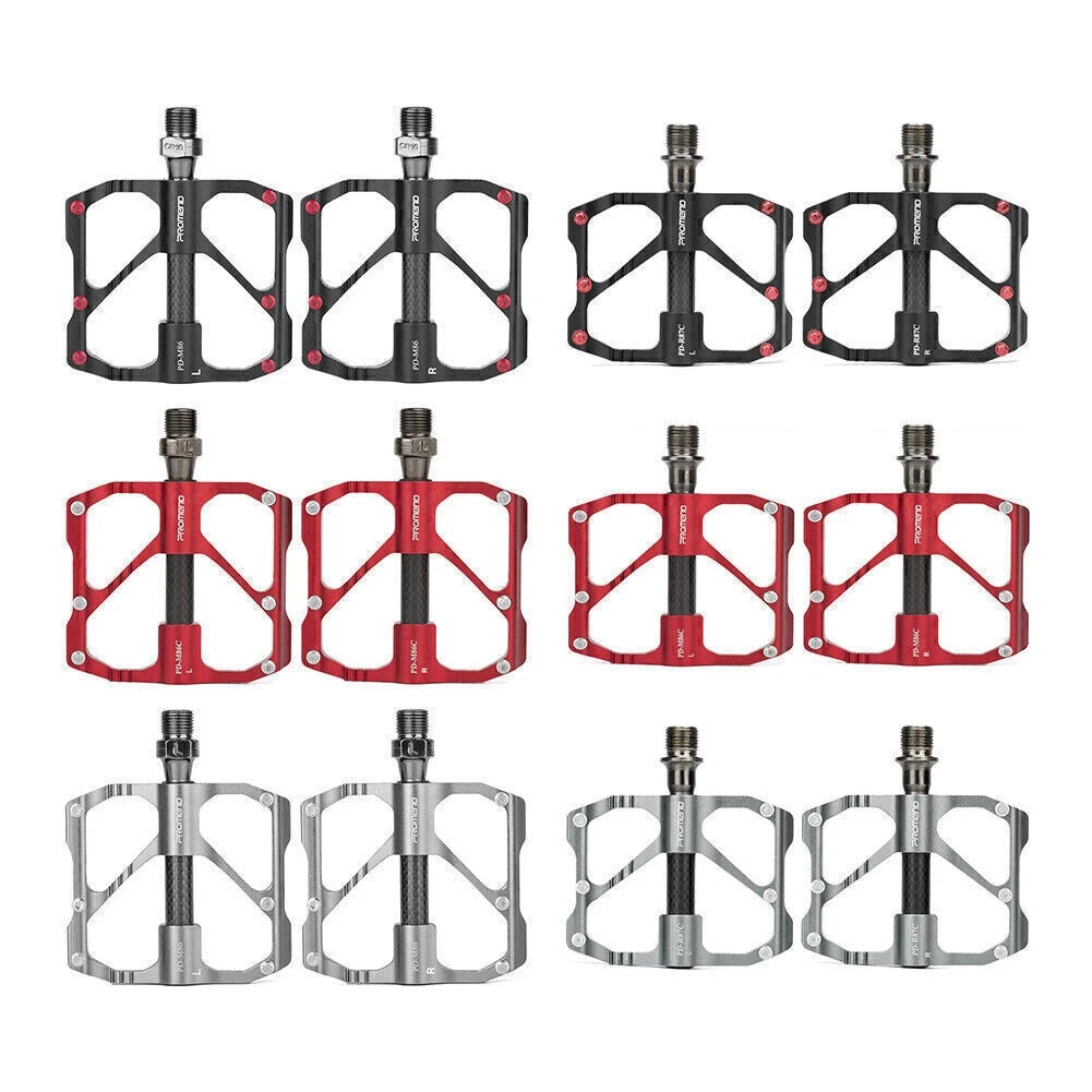 Ultralight Carbon Titanium Bicycle Pedals for 3Bearings MTB Road Bike