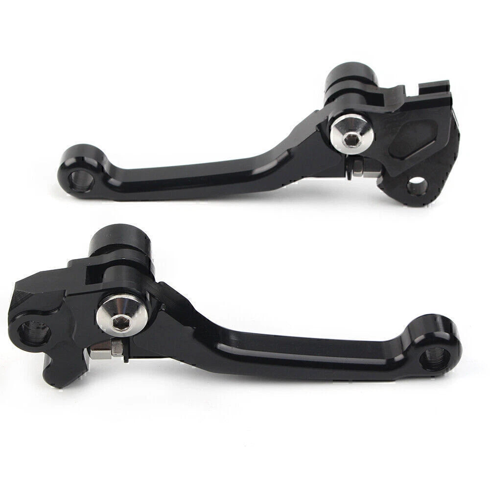 Black CNC Aluminum Brake Clutch Levers for RMZ450 (2005-2022) - 1 Pair