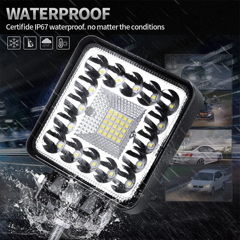 Square LED 82W Work-Light Bar for ATV SUV Driving Lamp