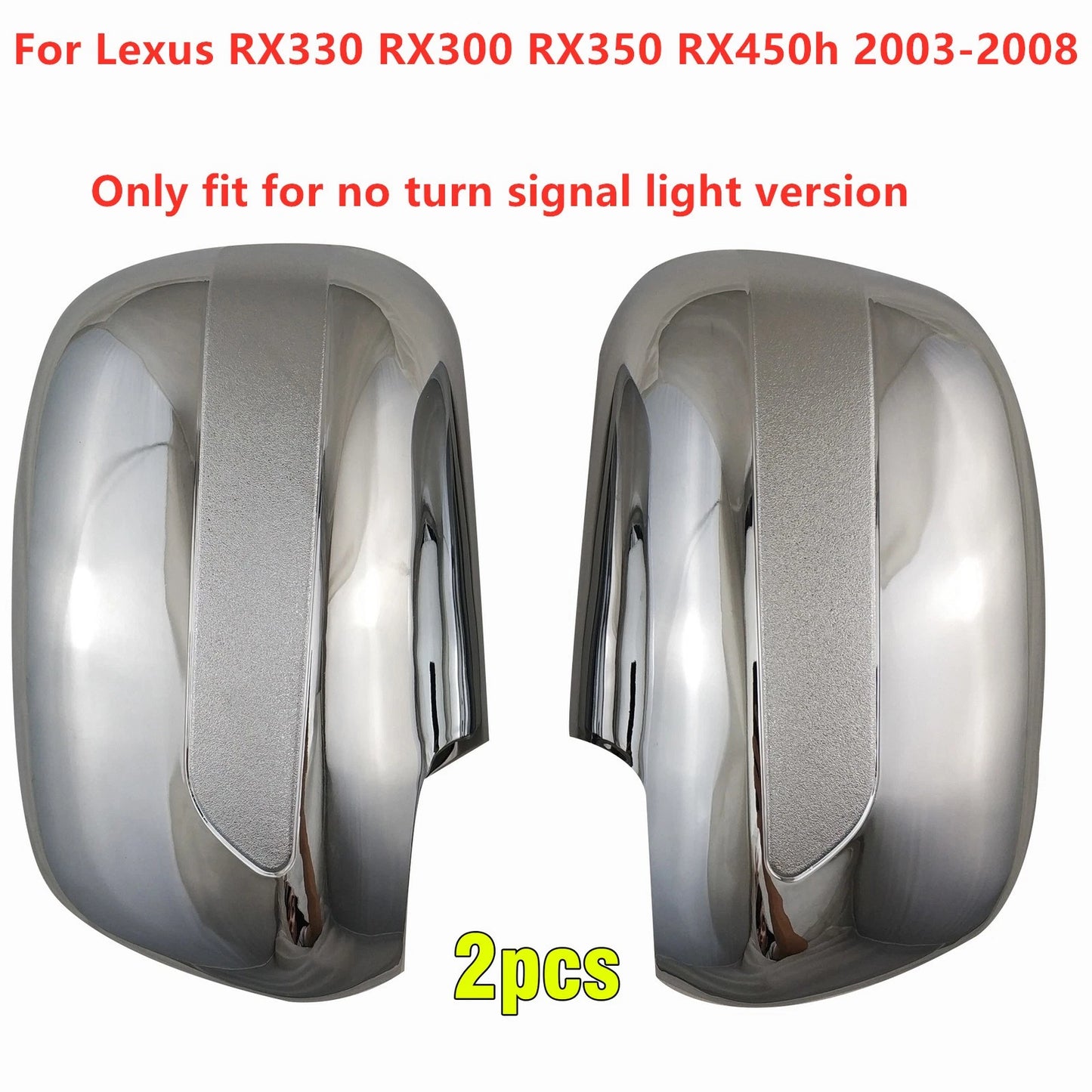 1 x Mirror Cover Caps Overlay for Lexus RX330 RX300 RX350 RX450h (2003–2008)