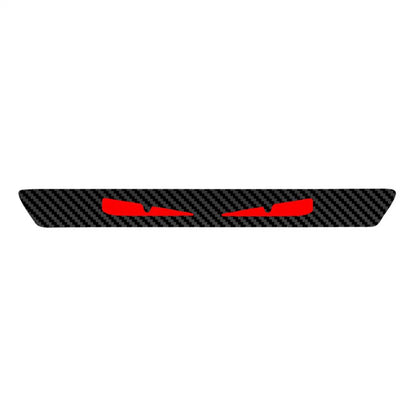 1x 3D Carbon Fiber Look Demon Eye Brake Tail Light Decal for Car