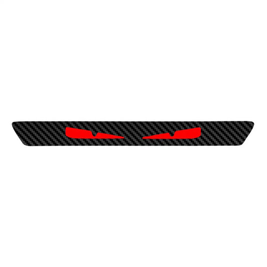 1x 3D Carbon Fiber Look Demon Eye Brake Tail Light Decal for Car