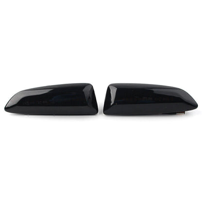 ABS Black Dynamic Amber LED Front Side Marker Lights for Opel Astra (2010-2019)