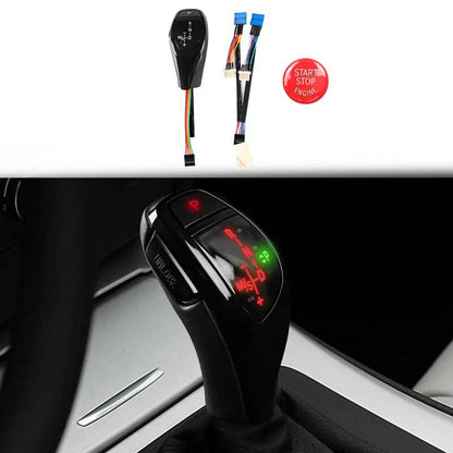 Black LED Shift Knob Gear Shifter Fit for BMW E90 E92 E93 E81 E82 E84 E87 E88