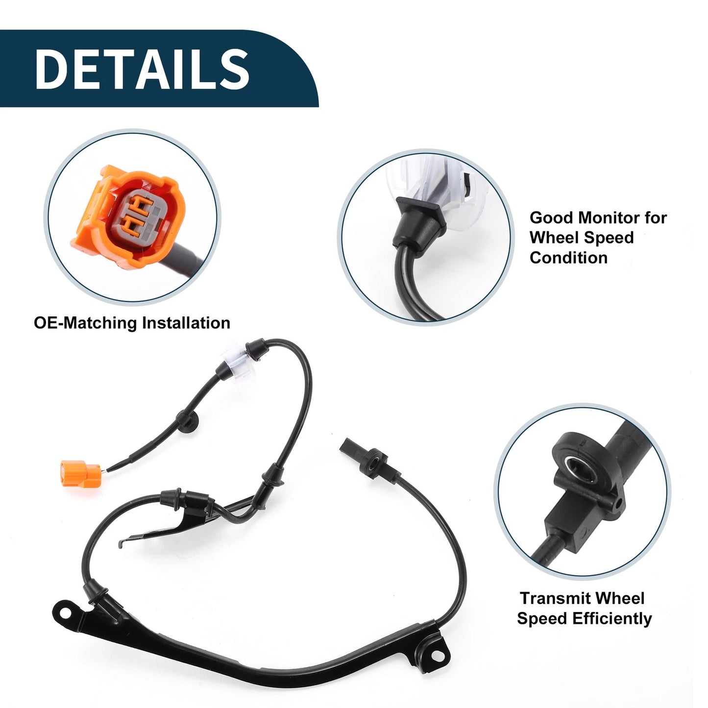 ABS Wheel Speed Sensor for Acura TL Front Left (2004-2008)