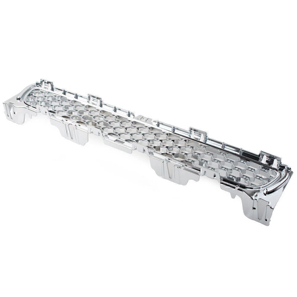 Chrome ABS Front Lower Bumper Grille Mesh Grill for Jaguar XJ (2016-2021)