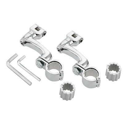 22mm 25mm 32mm 35mm Highway Foot Pegs Mount Clamps for Harley Touring