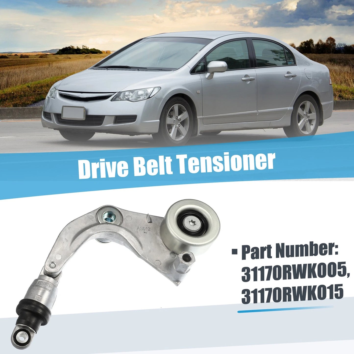 Belt Tensioner Pulley Assembly for Honda Civic (2007-2011)