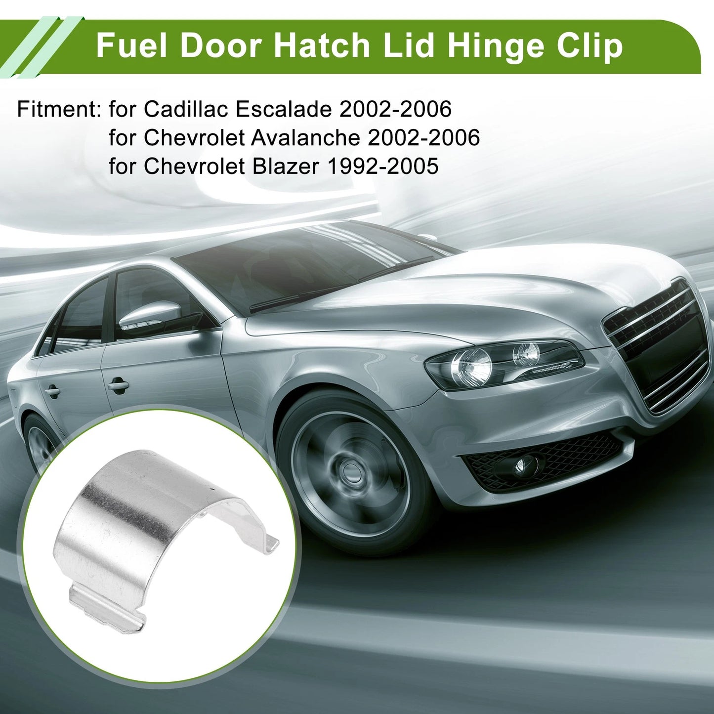 Fuel Gas Tank Door Spring Clip for Cadillac Escalade (2002 - 2006) 1 Pc