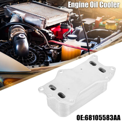 17 Rows Automatic Engine Oil Cooler for Chrysler 200 300 (2014 - 2017)