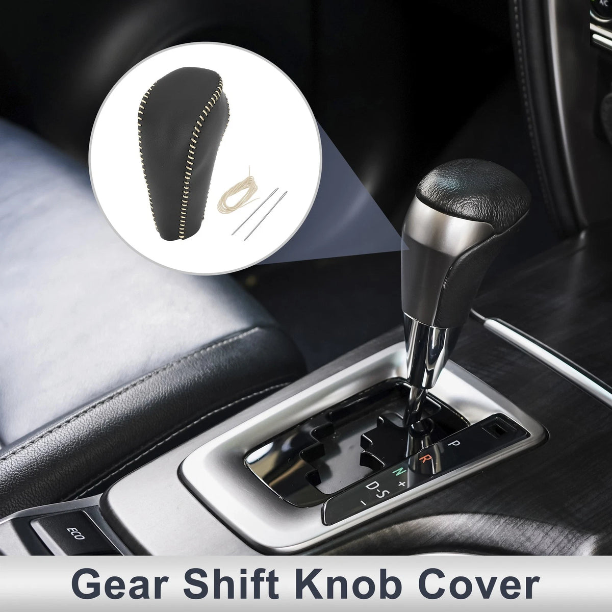 1 Pc Gear Shift Knob Cover Black Beige for Chevrolet Cruze (2011 - 2015)