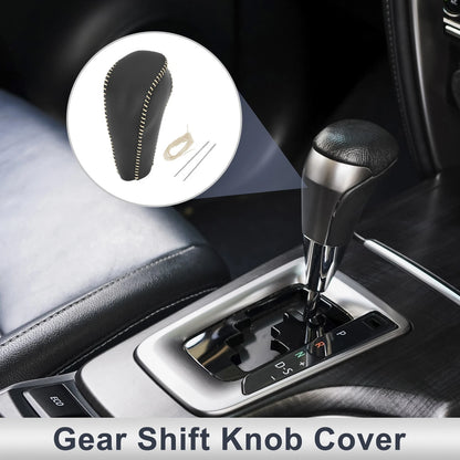 1 Pc Gear Shift Knob Cover Black Beige for Chevrolet Cruze (2011 - 2015)