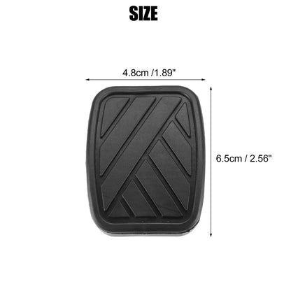 4 Pcs Anti-Slip Brake Clutch Pedal Covers for Suzuki SX4 (2007-2014) Black