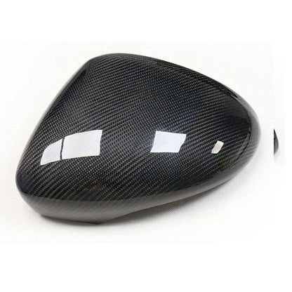 Real Carbon Fiber Wing Mirror Cover Trim Fit For Porsche Panamera 2017-2021